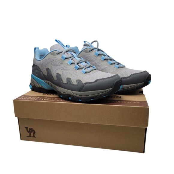 Camel Shoes - Waterproof Lightweight Hiking Shoes Grey & Blue US 8.5/EU 40 Camel Outdoor Trekk